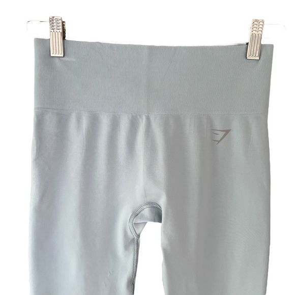 Gymshark - Vital Seamless Blue Leggings Sz Medium - Picture 2 of 4
